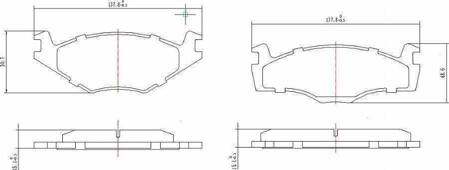 HUSCH JL0001 - Kit de plaquettes de frein, frein à disque cwaw.fr