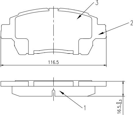 HUSCH JL0085 - Kit de plaquettes de frein, frein à disque cwaw.fr