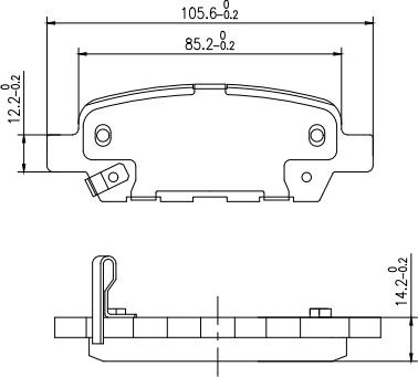 HUSCH JL0039 - Kit de plaquettes de frein, frein à disque cwaw.fr