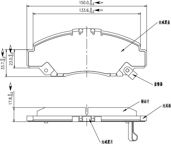 HUSCH JL0036 - Kit de plaquettes de frein, frein à disque cwaw.fr