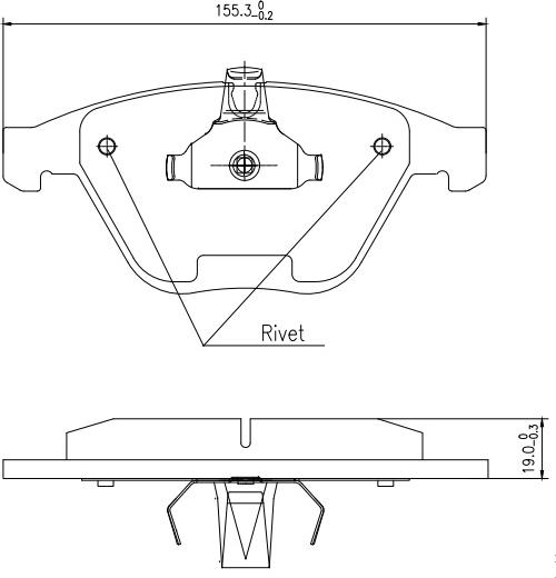 HUSCH JL0141 - Kit de plaquettes de frein, frein à disque cwaw.fr