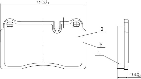 HUSCH JL0166 - Kit de plaquettes de frein, frein à disque cwaw.fr