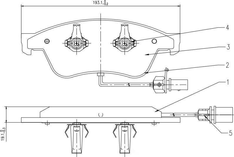 HUSCH JL0161 - Kit de plaquettes de frein, frein à disque cwaw.fr