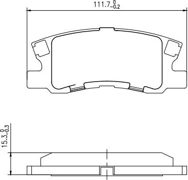 HUSCH JL0114 - Kit de plaquettes de frein, frein à disque cwaw.fr