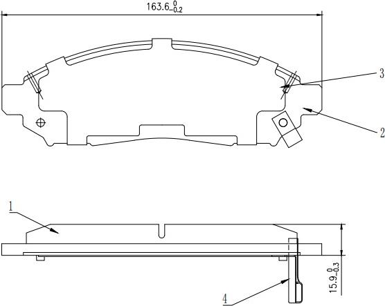 HUSCH JL0178 - Kit de plaquettes de frein, frein à disque cwaw.fr