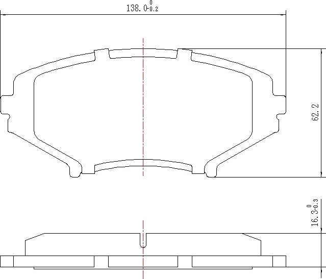 HUSCH JL0898 - Kit de plaquettes de frein, frein à disque cwaw.fr