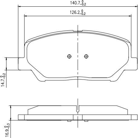 HUSCH JL0897 - Kit de plaquettes de frein, frein à disque cwaw.fr