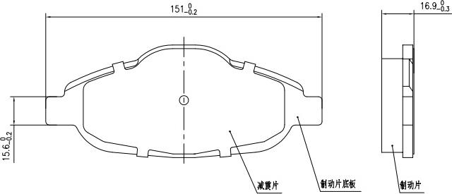 HUSCH JL0875 - Kit de plaquettes de frein, frein à disque cwaw.fr