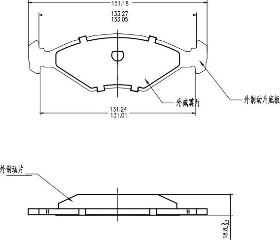 HUSCH JL0391 - Kit de plaquettes de frein, frein à disque cwaw.fr