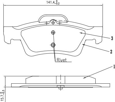 HUSCH JL0341 - Kit de plaquettes de frein, frein à disque cwaw.fr