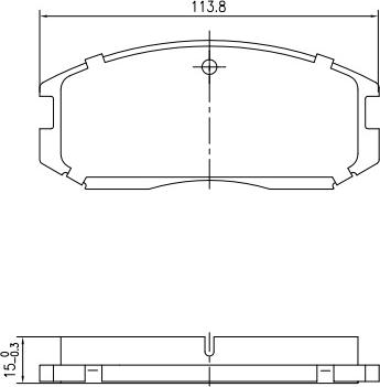 HUSCH JL0324 - Kit de plaquettes de frein, frein à disque cwaw.fr