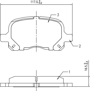 HUSCH JL0256 - Kit de plaquettes de frein, frein à disque cwaw.fr