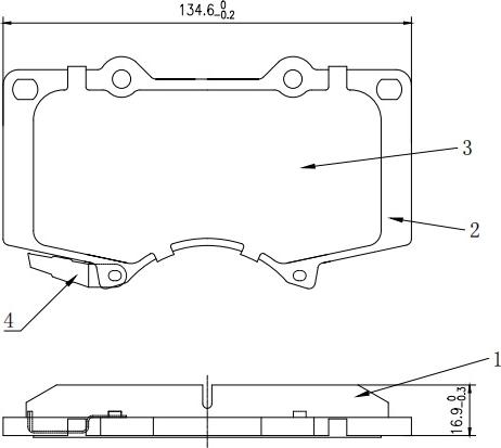 HUSCH JL0261 - Kit de plaquettes de frein, frein à disque cwaw.fr