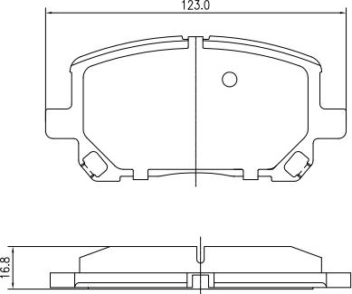 HUSCH JL0206 - Kit de plaquettes de frein, frein à disque cwaw.fr