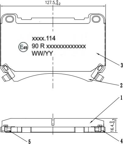 HUSCH JL0238 - Kit de plaquettes de frein, frein à disque cwaw.fr