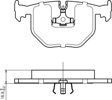 HUSCH JL0227 - Kit de plaquettes de frein, frein à disque cwaw.fr