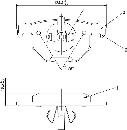 HUSCH JL0756 - Kit de plaquettes de frein, frein à disque cwaw.fr