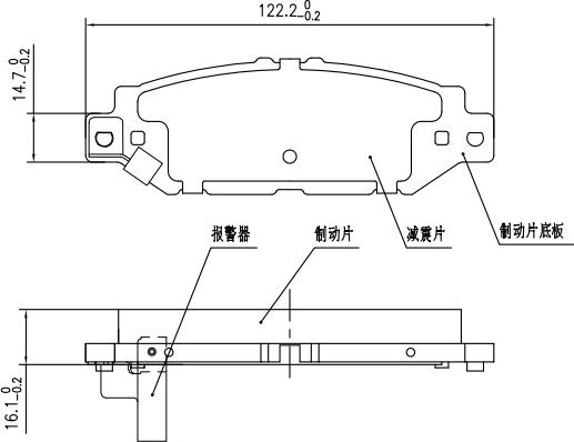 HUSCH JL0761 - Kit de plaquettes de frein, frein à disque cwaw.fr