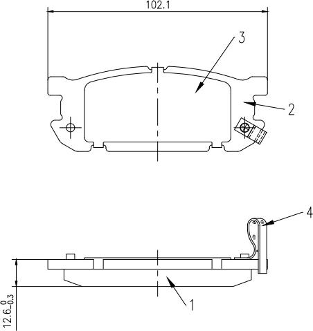 HUSCH JL1940 - Kit de plaquettes de frein, frein à disque cwaw.fr