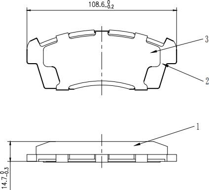 HUSCH JL1595 - Kit de plaquettes de frein, frein à disque cwaw.fr