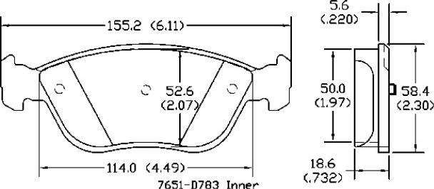 HUSCH JL1597 - Kit de plaquettes de frein, frein à disque cwaw.fr