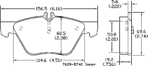 HUSCH JL1516 - Kit de plaquettes de frein, frein à disque cwaw.fr