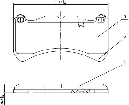 HUSCH JL1583 - Kit de plaquettes de frein, frein à disque cwaw.fr