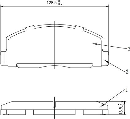 HUSCH JL1668 - Kit de plaquettes de frein, frein à disque cwaw.fr