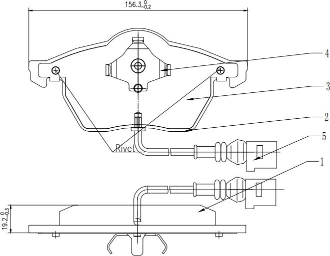 HUSCH JL1011 - Kit de plaquettes de frein, frein à disque cwaw.fr