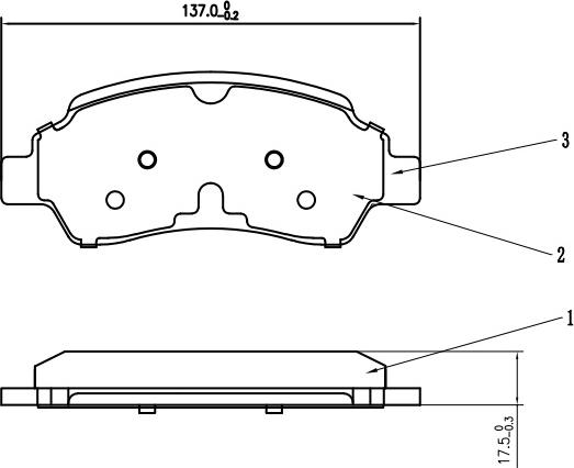 HUSCH JL1135 - Kit de plaquettes de frein, frein à disque cwaw.fr