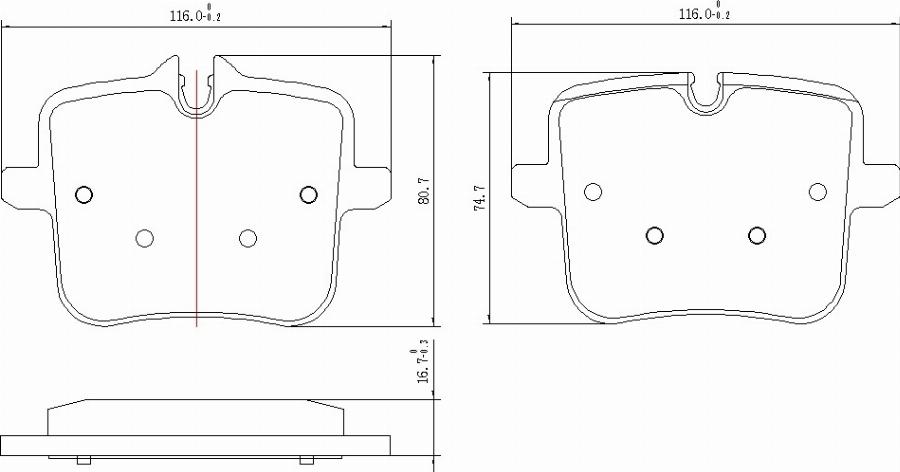 HUSCH JL1859 - Kit de plaquettes de frein, frein à disque cwaw.fr