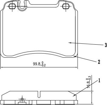 HUSCH JL1829 - Kit de plaquettes de frein, frein à disque cwaw.fr