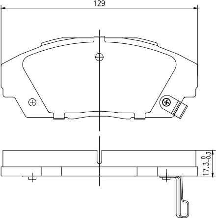 HUSCH JL1397 - Kit de plaquettes de frein, frein à disque cwaw.fr