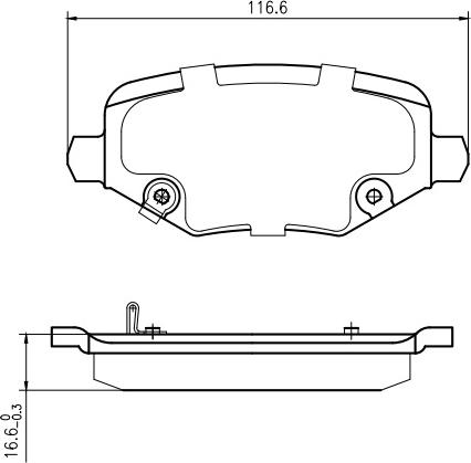 HUSCH JL1372 - Kit de plaquettes de frein, frein à disque cwaw.fr