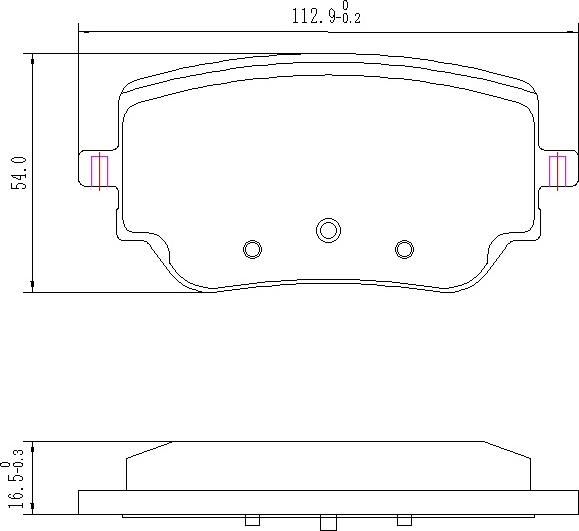 HUSCH JL1738 - Kit de plaquettes de frein, frein à disque cwaw.fr