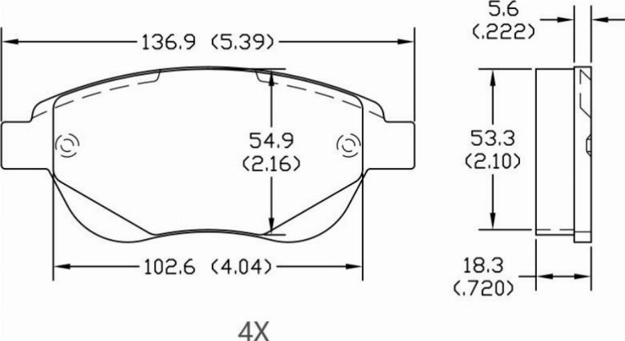 HUSCH JL2406 - Kit de plaquettes de frein, frein à disque cwaw.fr