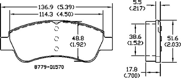 HUSCH JL2403 - Kit de plaquettes de frein, frein à disque cwaw.fr