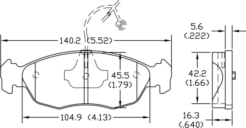 HUSCH JL2411 - Kit de plaquettes de frein, frein à disque cwaw.fr