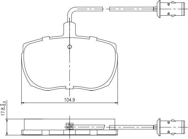 HUSCH JL2480 - Kit de plaquettes de frein, frein à disque cwaw.fr