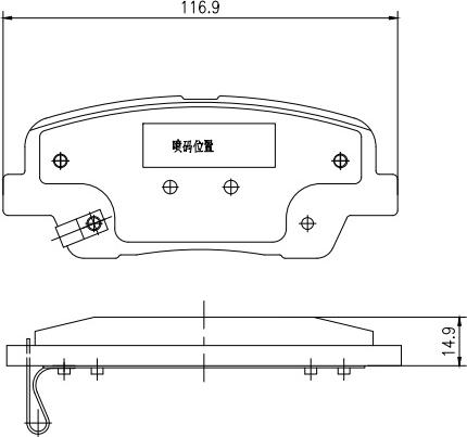 HUSCH JL2424 - Kit de plaquettes de frein, frein à disque cwaw.fr