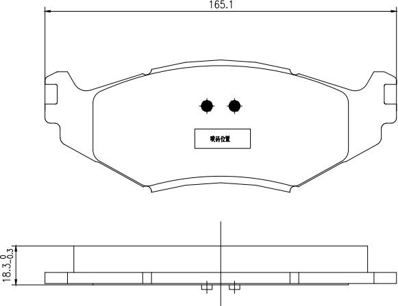 HUSCH JL2479 - Kit de plaquettes de frein, frein à disque cwaw.fr