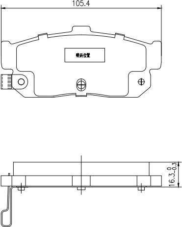 HUSCH JL2478 - Kit de plaquettes de frein, frein à disque cwaw.fr