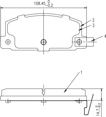 HUSCH JL2517 - Kit de plaquettes de frein, frein à disque cwaw.fr