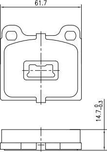 HUSCH JL2524 - Kit de plaquettes de frein, frein à disque cwaw.fr