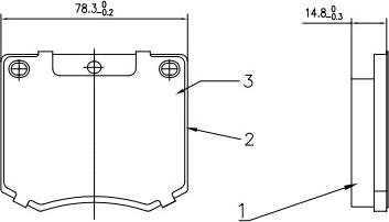 HUSCH JL2097 - Kit de plaquettes de frein, frein à disque cwaw.fr