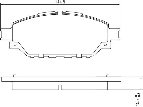 HUSCH JL2109 - Kit de plaquettes de frein, frein à disque cwaw.fr