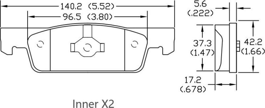 HUSCH JL2390 - Kit de plaquettes de frein, frein à disque cwaw.fr