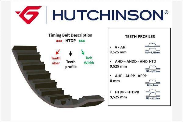 Hutchinson 098 A 17 - Courroie de distribution cwaw.fr