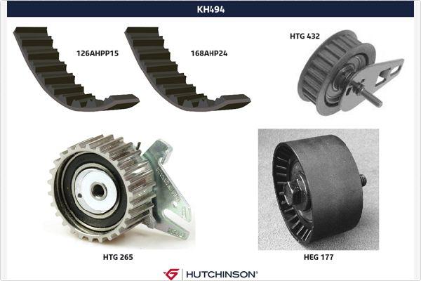 Hutchinson KH 494 - Kit de distribution cwaw.fr