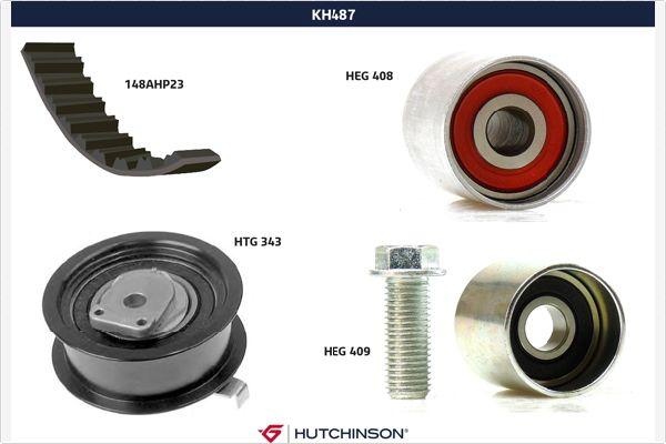 Hutchinson KH 487 - Kit de distribution cwaw.fr